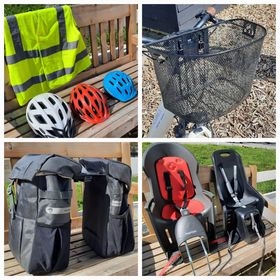 Accessoires fournis avec la location des vélos