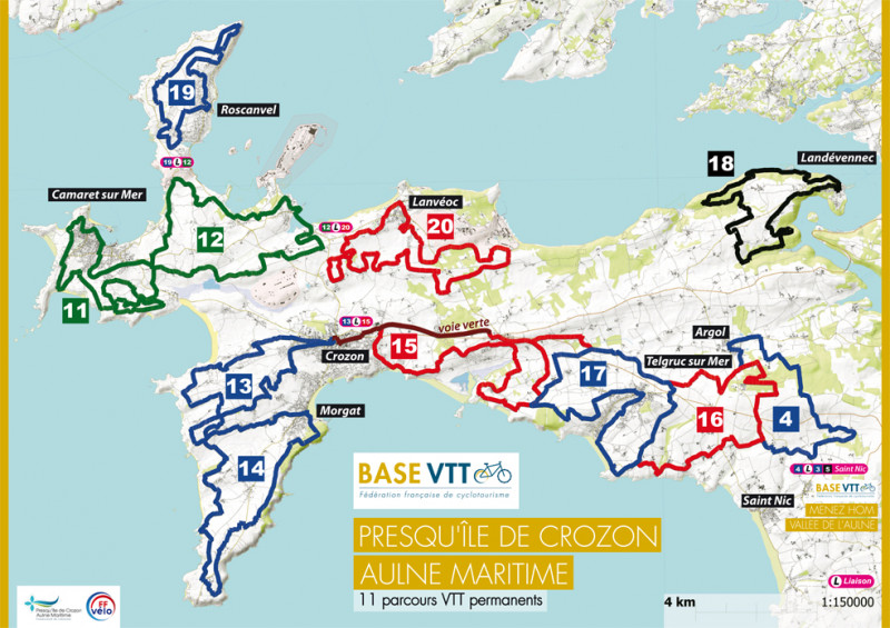 Découvrez les parcours VTT en presqu\'île de Crozon